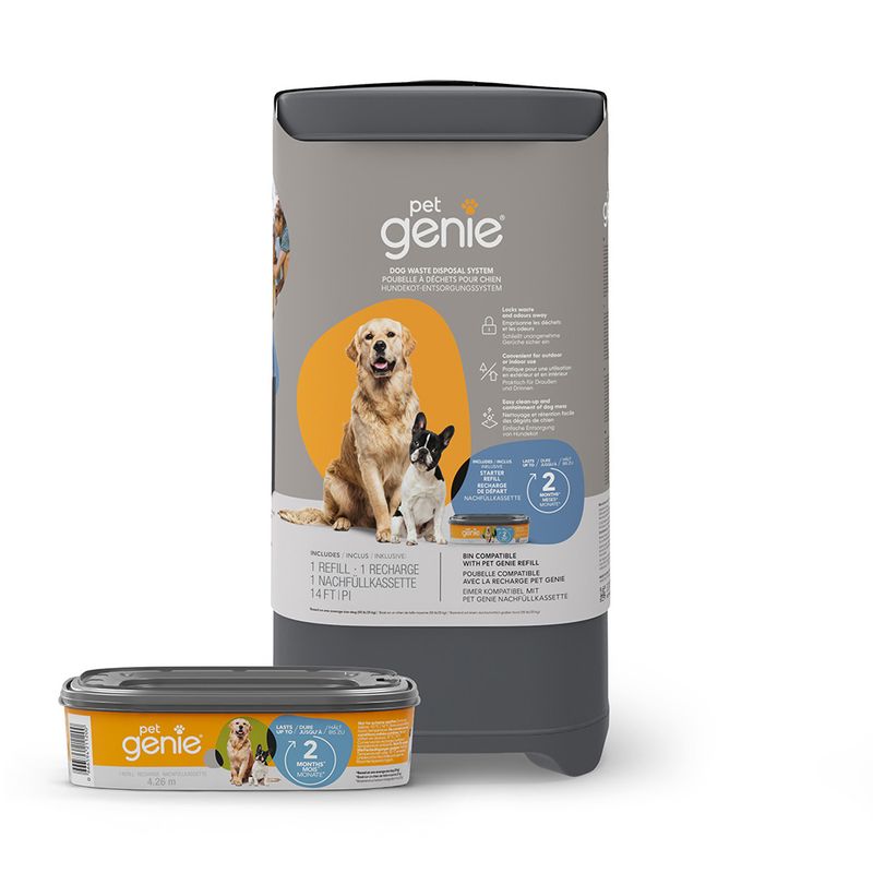 Pet Genie Refill Cassette for the Dog Waste Disposal System 1 item (WITHOUT pail)