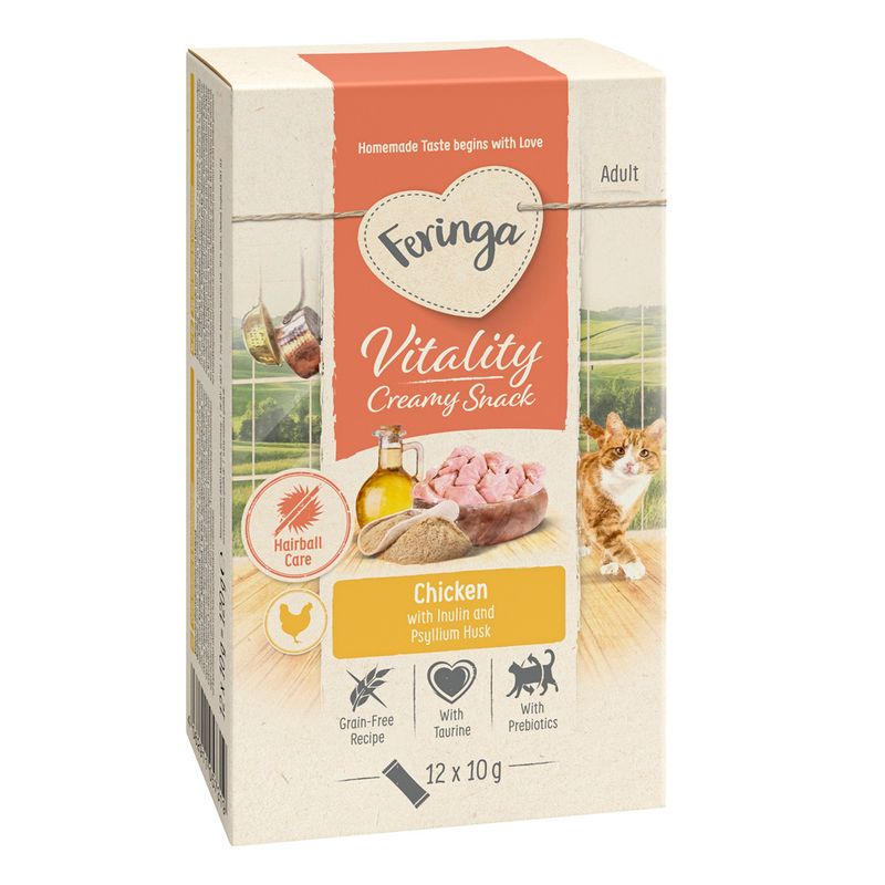 Feringa Vitality Creamy Snacks Chicken (12 x 10g)