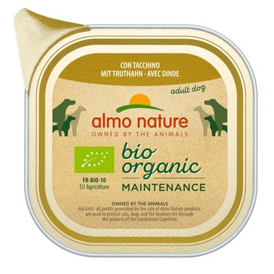 Almo Nature BioOrganic Maintenance 6 x 100g Organic Chicken & Organic Vegetables