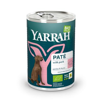 Yarrah Organic Paté with Organic Pork 6 x 400g