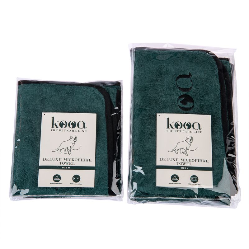kooa Deluxe Microfibre Towel M: 90 x 60cm (L x W)