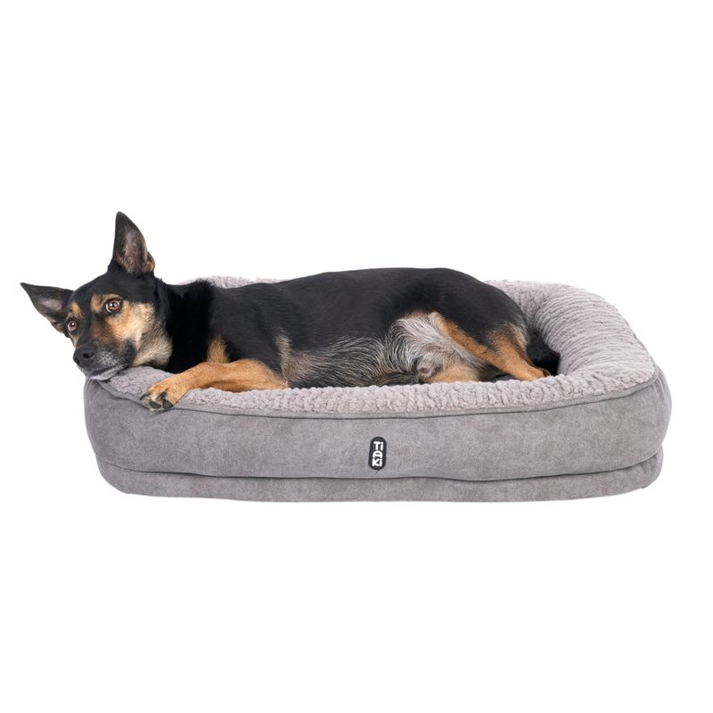 TIAKI Poolside Paws Fossil Dog Bed Size M: 65 x 50 x 13cm (L x W x H)