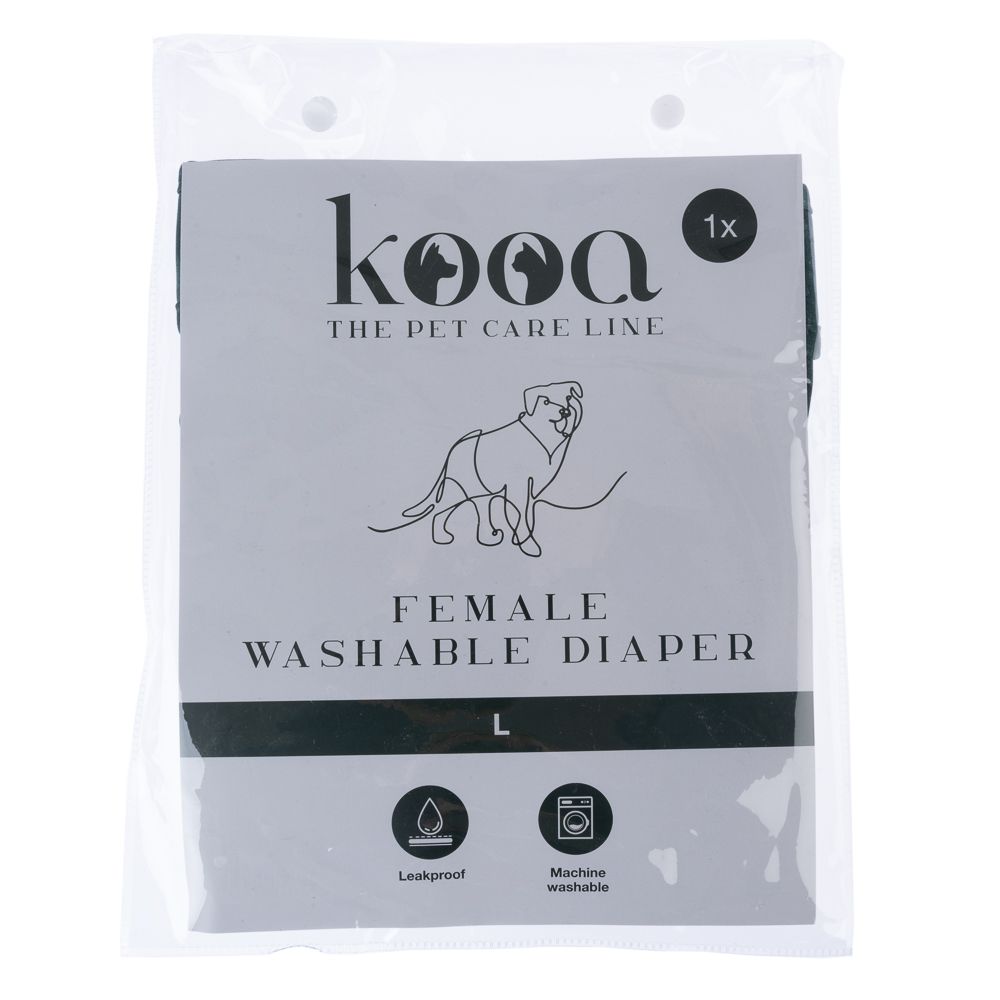 kooa Washable Nappy for Female Dogs Size XS