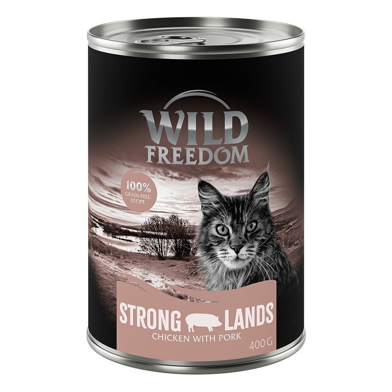 Wild Freedom Adult 6 x 400g Mixed Pack I - Grain-Free (Chicken, Pollock, Lamb, Rabbit, Game)