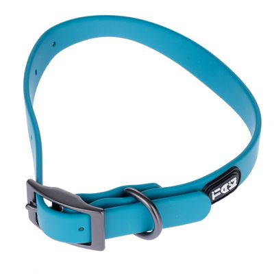 TIAKI water-repellent PVC collar, blue Size S: 24-36 cm neck circumference