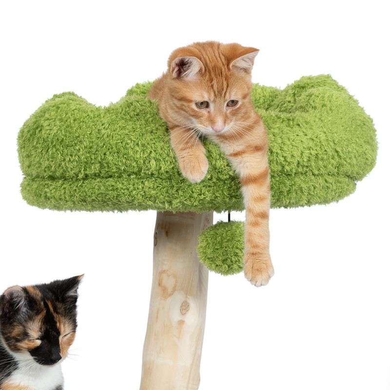 TIAKI Nature Willow scratching post green