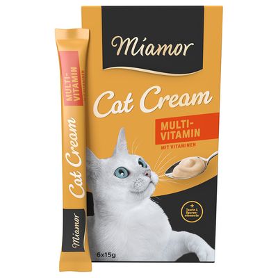 Miamor Cat Snack Multi-Vitamin Cream 6 x 15g