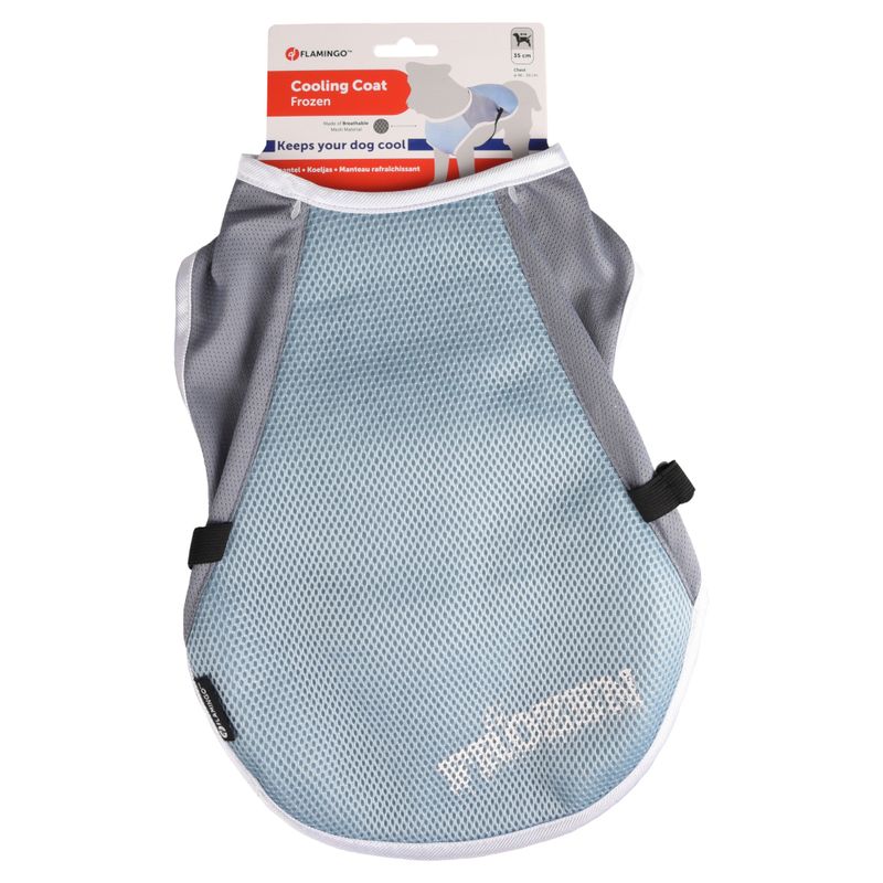 Flamingo Frozen Dog Coat Size S: approx. 30cm (Back Length)