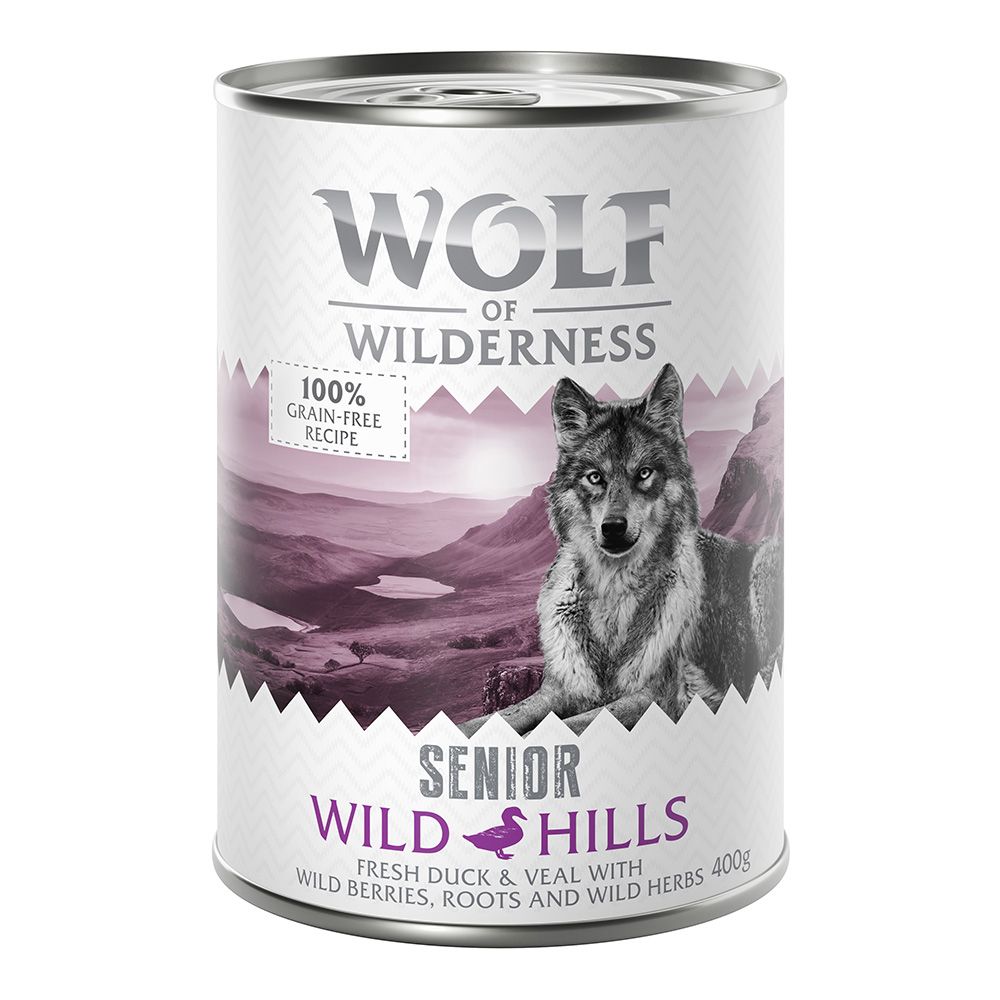 Wolf of Wilderness Senior Saver Pack 24 x 400g Mixed Pack
