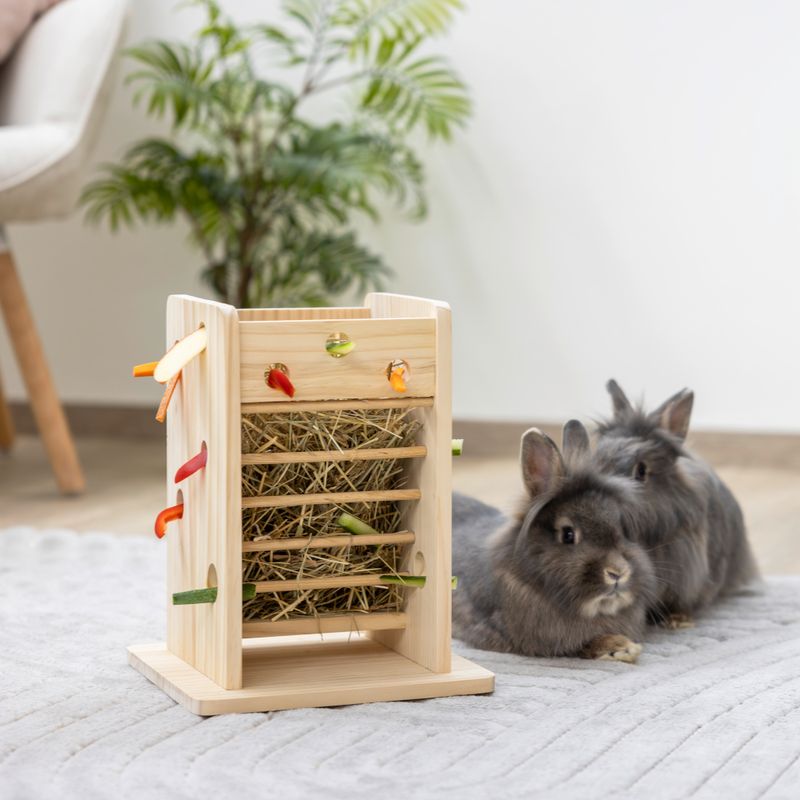 Kerbl Pet Hay and Vegetable Tower for Small Animals 24 x 24 x 30cm (L x W x H)