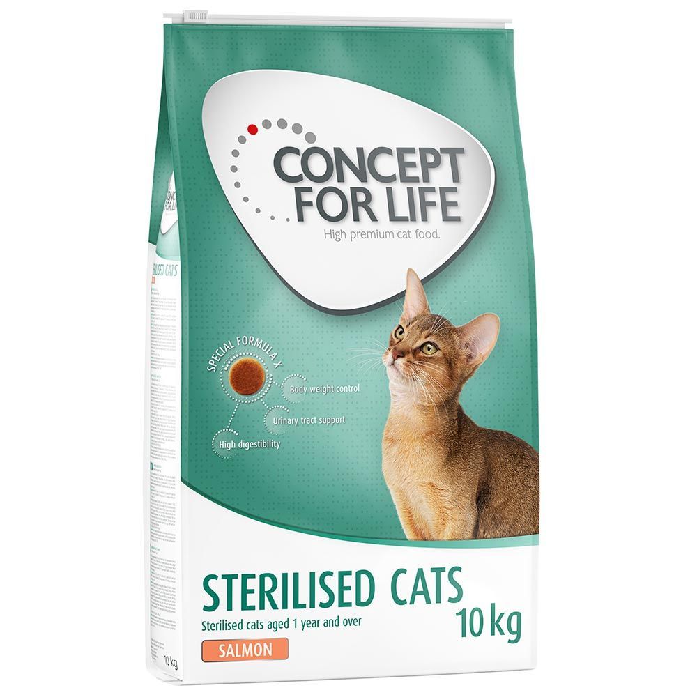 Concept for Life Economy Packs Sterilised Cats - Salmon (2 x 10 kg)