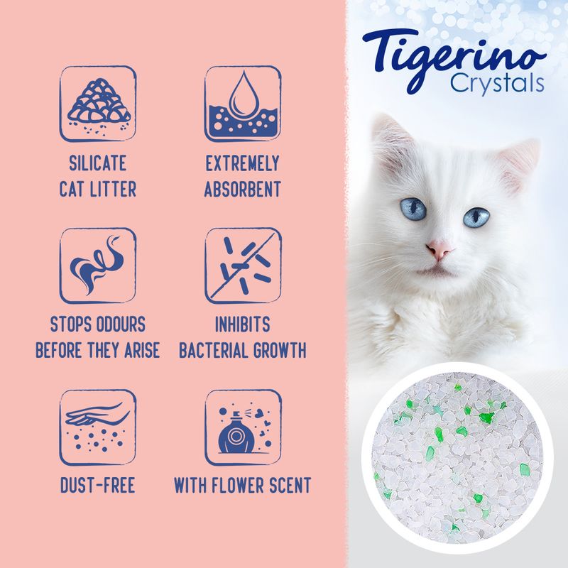 Tigerino Crystals Cat Litter - Blossoms 5l