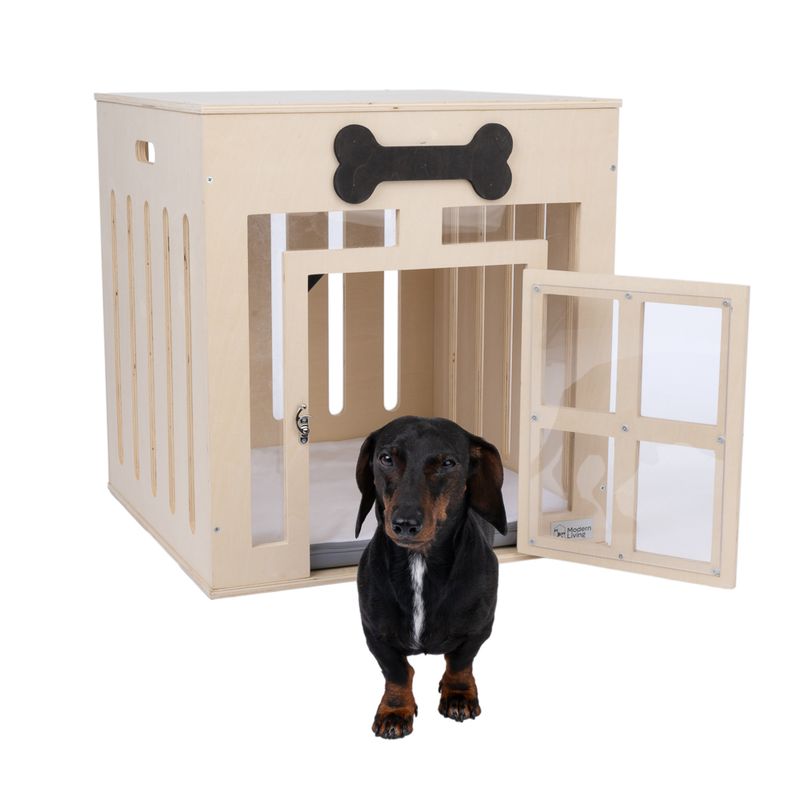 Modern Living Borlänge Indoor Dog Crate 58.5 x 58.5 x 64cm (L x W x H)