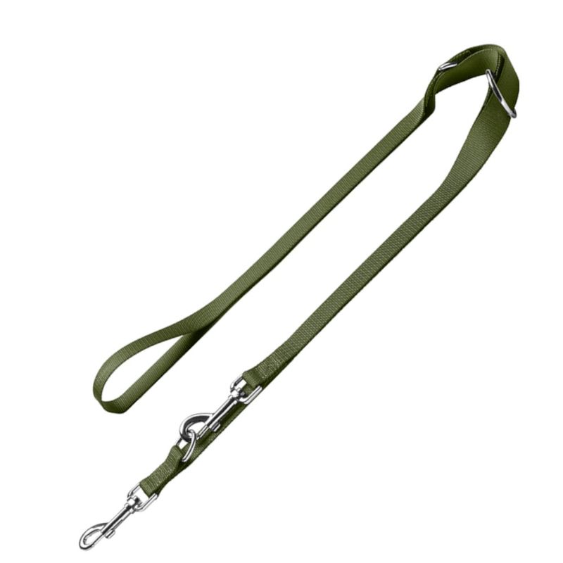 HUNTER Set: London Vario Rapid Harness + London Lead – Olive Green Harness Size XXS-XS + Lead 200cm/15mm
