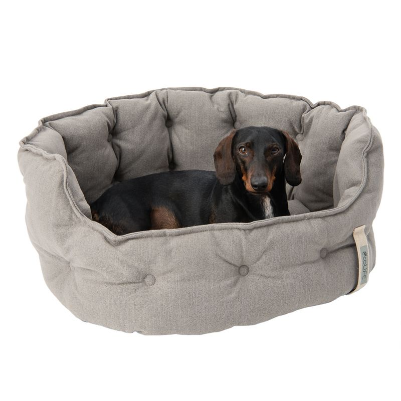 Cozy ecoLIFE Dog Bed Grey 64 x 60 x 30 cm (L x W x H)