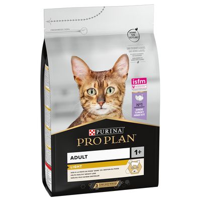 PURINA PRO PLAN Light Adult - Rich in Turkey 3kg