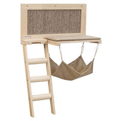 Kerbl Pet Cat Bed Timber Brown