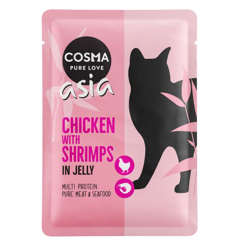 Cosma Asia in Jelly Pouches 6 x 100g Chicken with Chicken Liver
