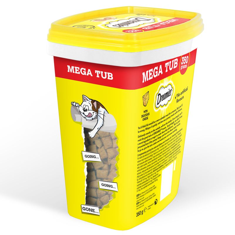 Dreamies Mega Tub Cheese (350g)