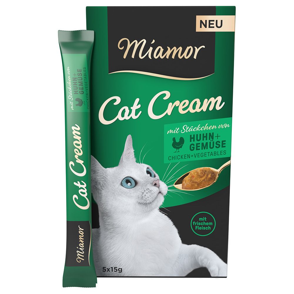 Miamor Cat Cream Chicken & Vegetables 5 x 15g