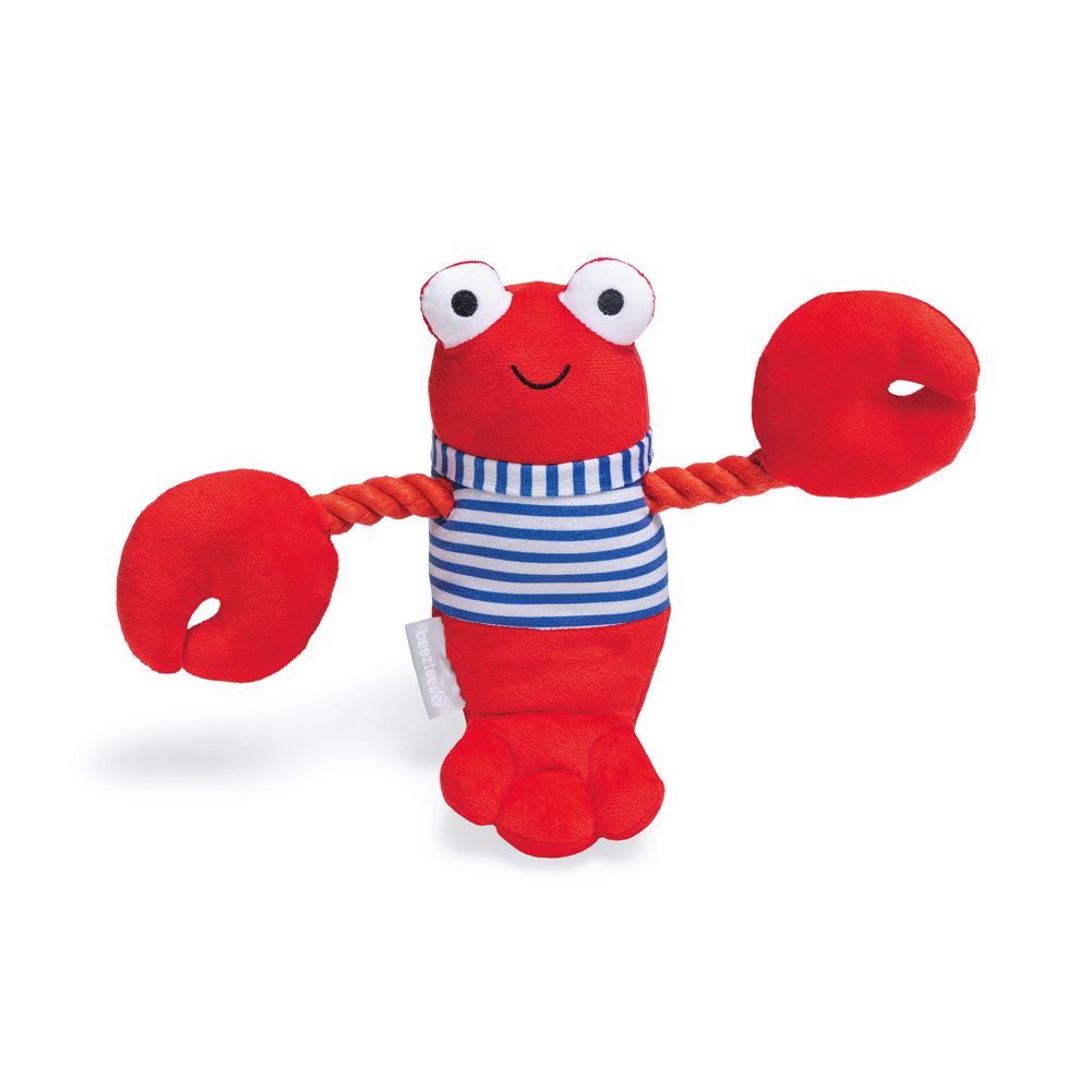 Beeztees Frits Lobster Dog Toy 24 x 28 x 13cm (L x W x H)