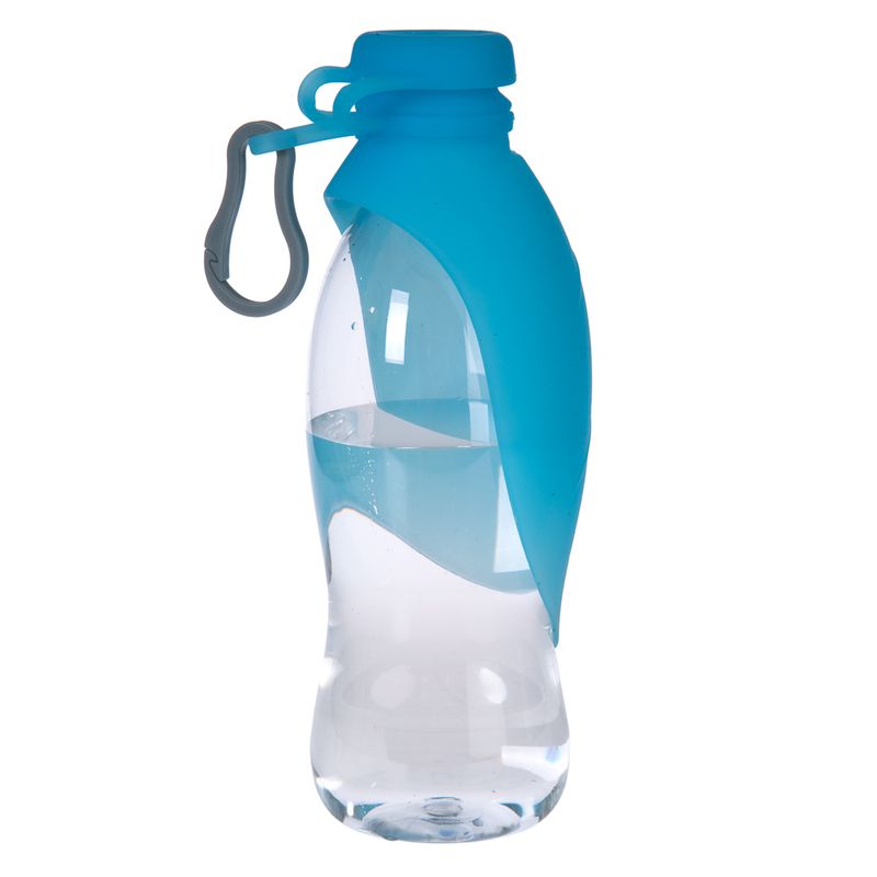 Smartpet Travel Drinking Bottle 500ml, blue