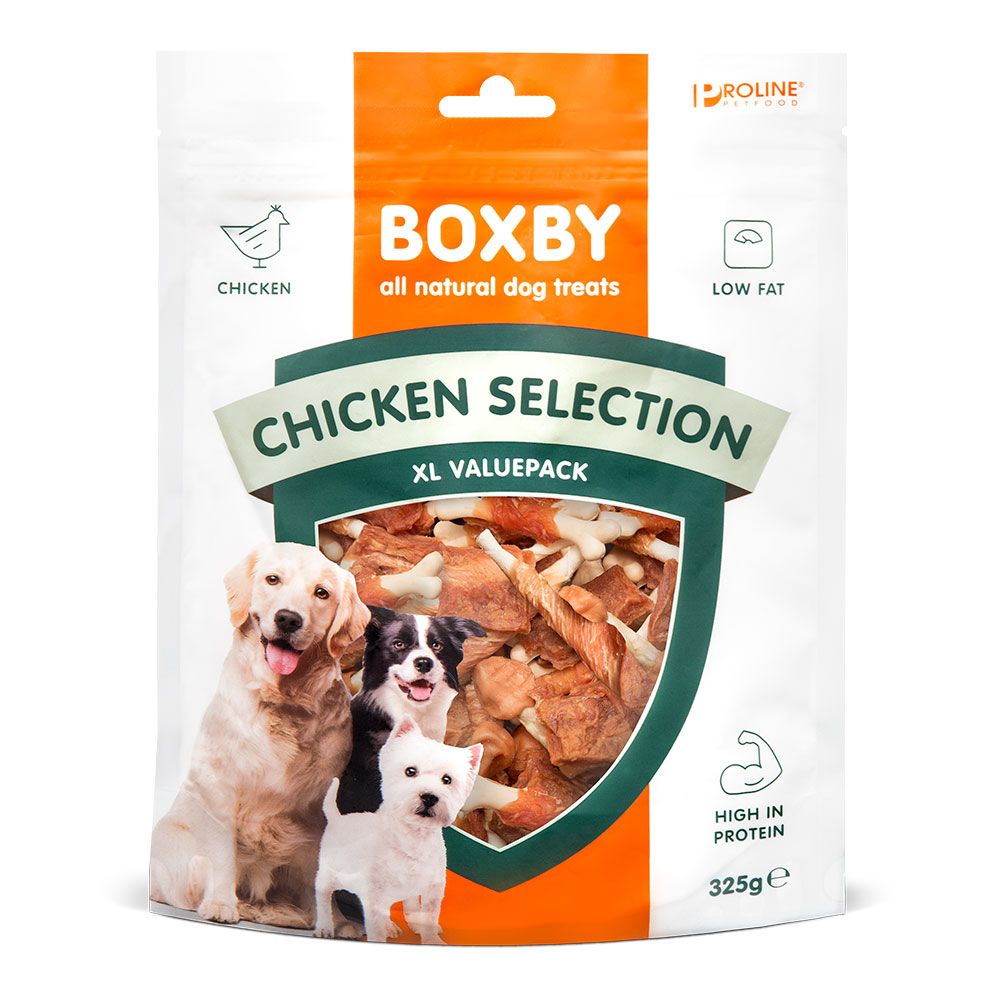 Boxby Dog Snacks Chicken Selection 2 x 325g