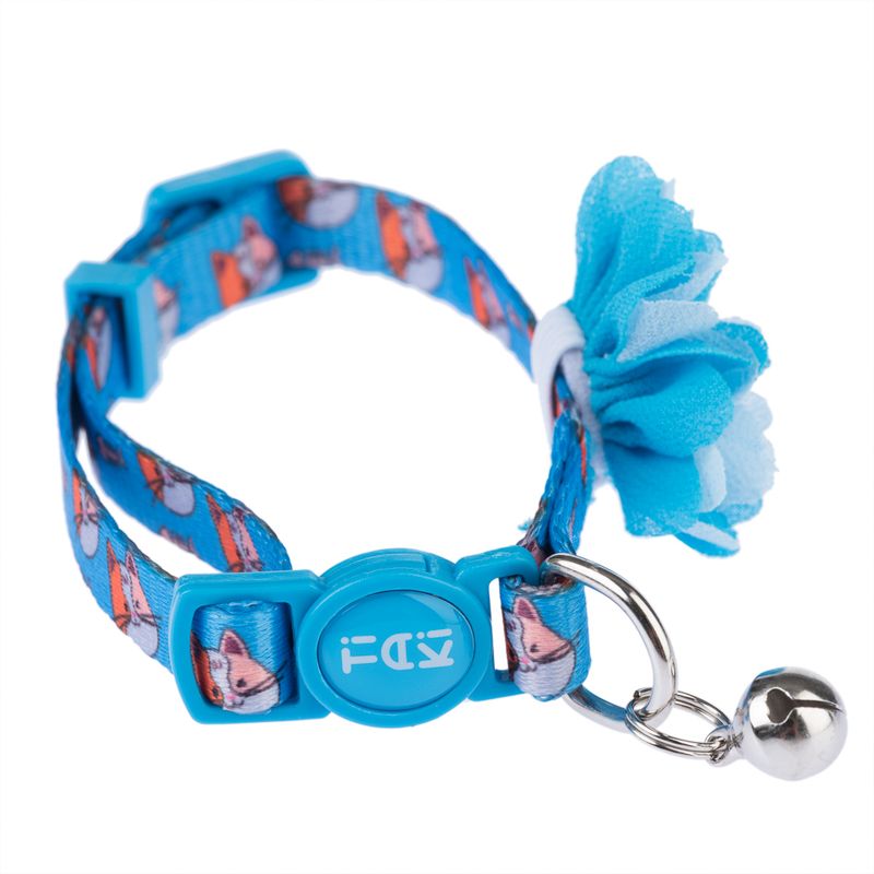 TIAKI Fishbone Cat Collar 20 - 30cm x 10mm (Neck Circumference x Width)