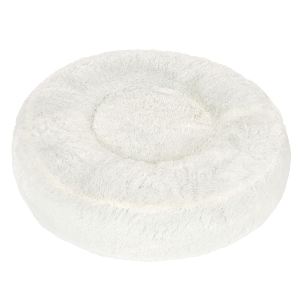 Fluffy Dog Bed Beige 65 x (H) 20cm