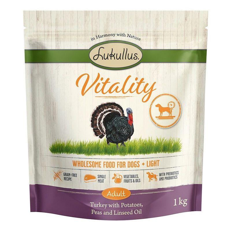Lukullus Vitality Adult Grain-Free Light Turkey 1kg