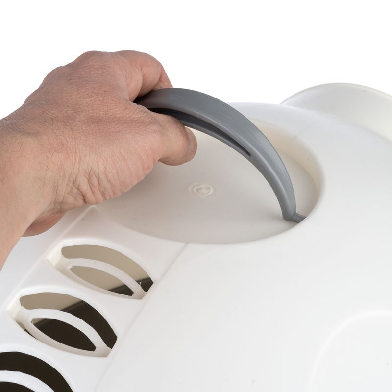 TIAKI Cinder Hooded Litter Tray Dark grey / white