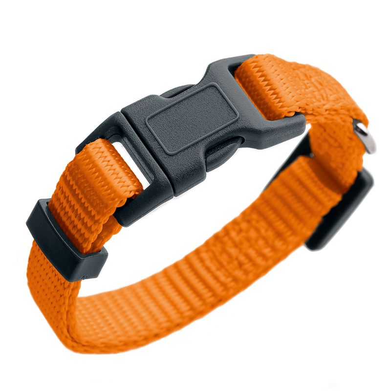 HUNTER Halsband London, orange Vario Basic Gr.S: 24-36 cm Halsumfang, B 10 mm