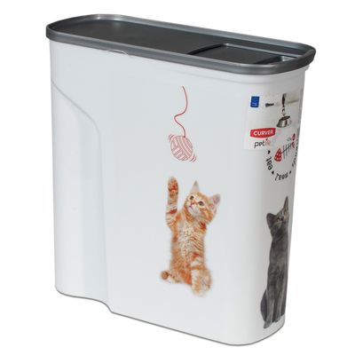 Curver Dry Cat Food Container Garden Design: up to 2.5 kg dry food (6 litres)