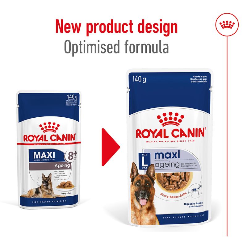 Royal Canin Maxi Ageing in Gravy 10 x 140g