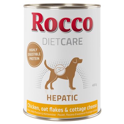 Rocco Diet Care Hepatic - Chicken with Oat Flakes & Cottage Cheese 6 x 400g