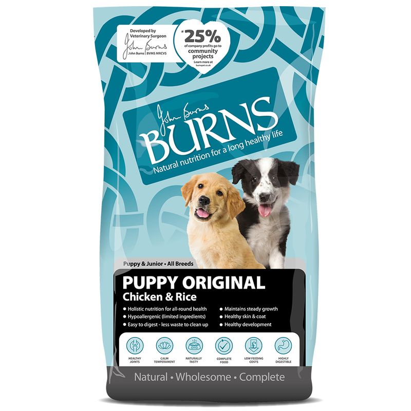 Burns Puppy Original - Chicken & Rice 12kg