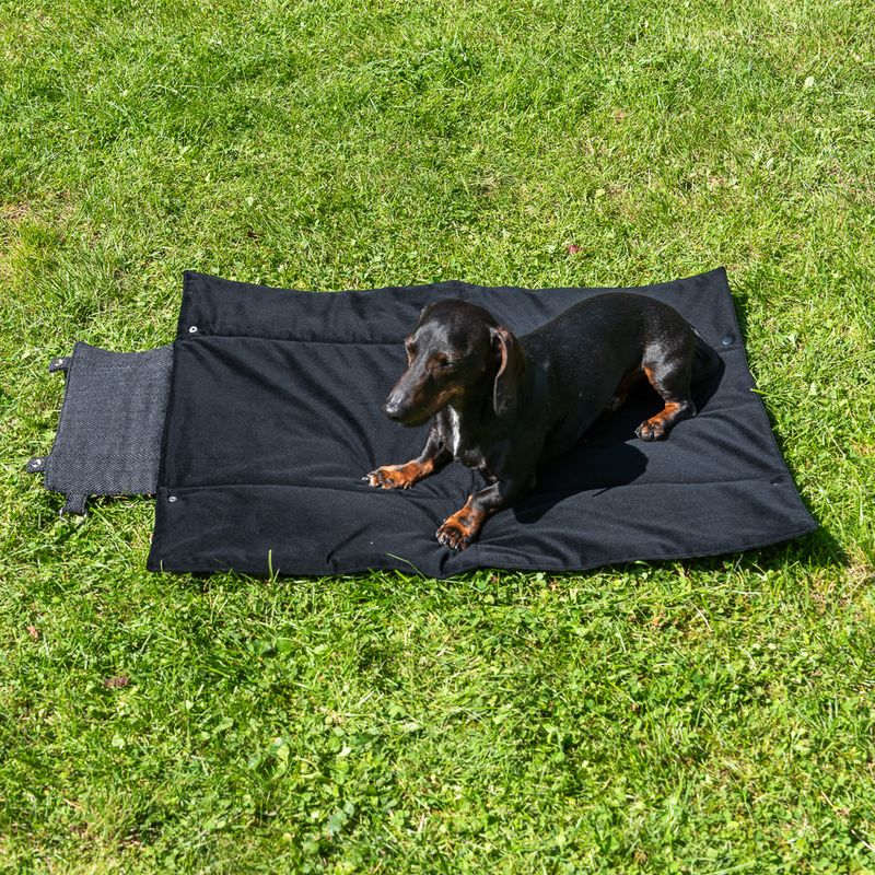 Nomad Tales Ebony Travel Dog Mat 80 x 60 cm (L x W)