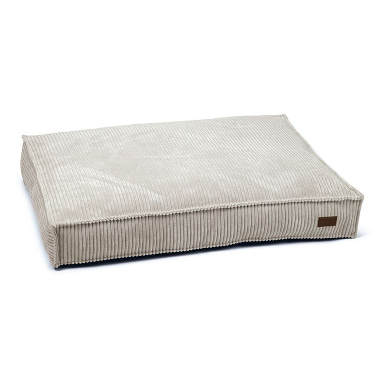 Designed by Lotte Ribbed Lounger Cushion - Light Grey approx. 70 x 55 x 15cm (L x W x H)