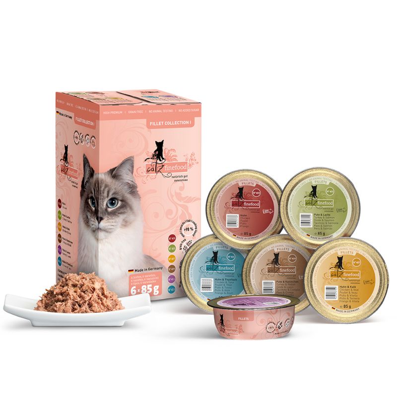 catz finefood Fillets Trial Pack 6 x 85g Trial Pack (6 x 85g)