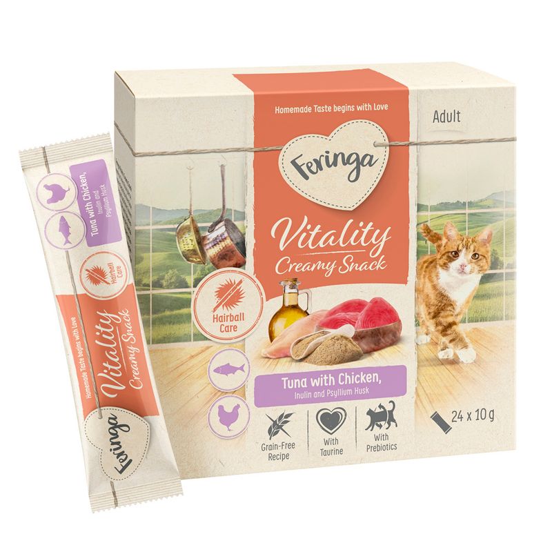 Feringa Vitality Creamy Snacks Chicken (12 x 10g)