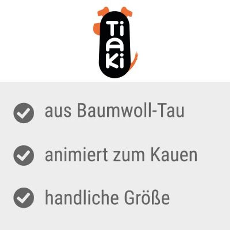 TIAKI Dog Toy Carrot Ø 3,5 x L 22 cm