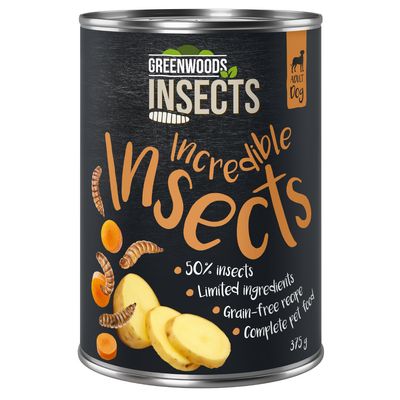 Greenwoods Insects with Potatoes & Carrots 6 x 375g