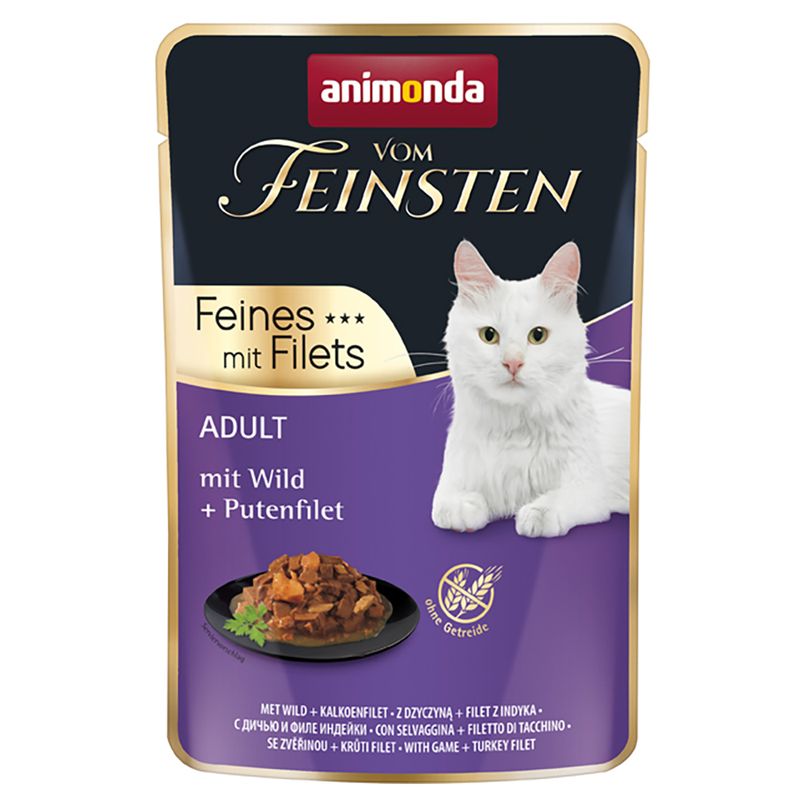 animonda vom Feinsten Adult 18 x 85g Beef & Turkey Fillet