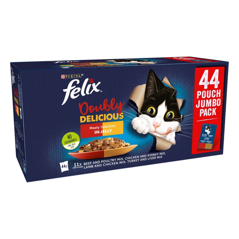 Felix As Good As It Looks Pouches In Jelly 88 x 85g Meat Menus