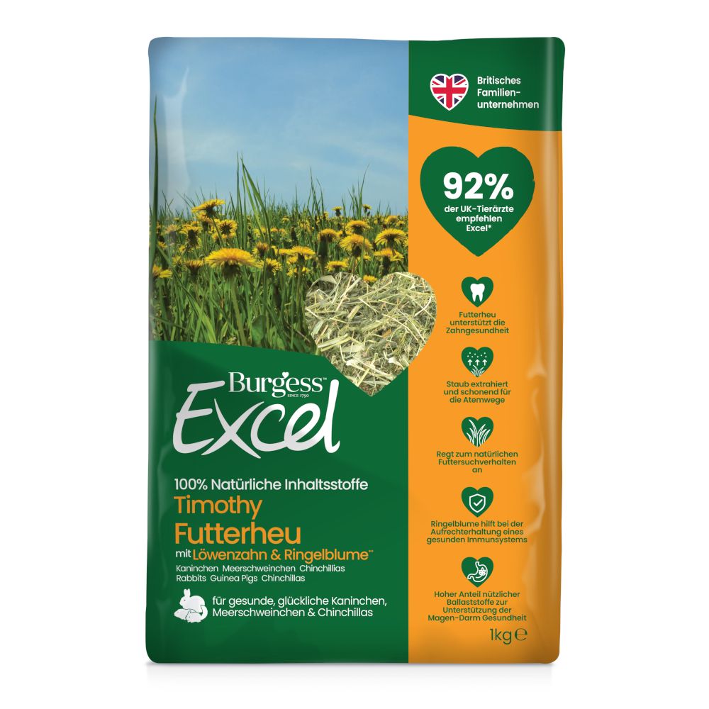 Burgess Excel Feeding Hay with Dandelion & Marigold 1kg