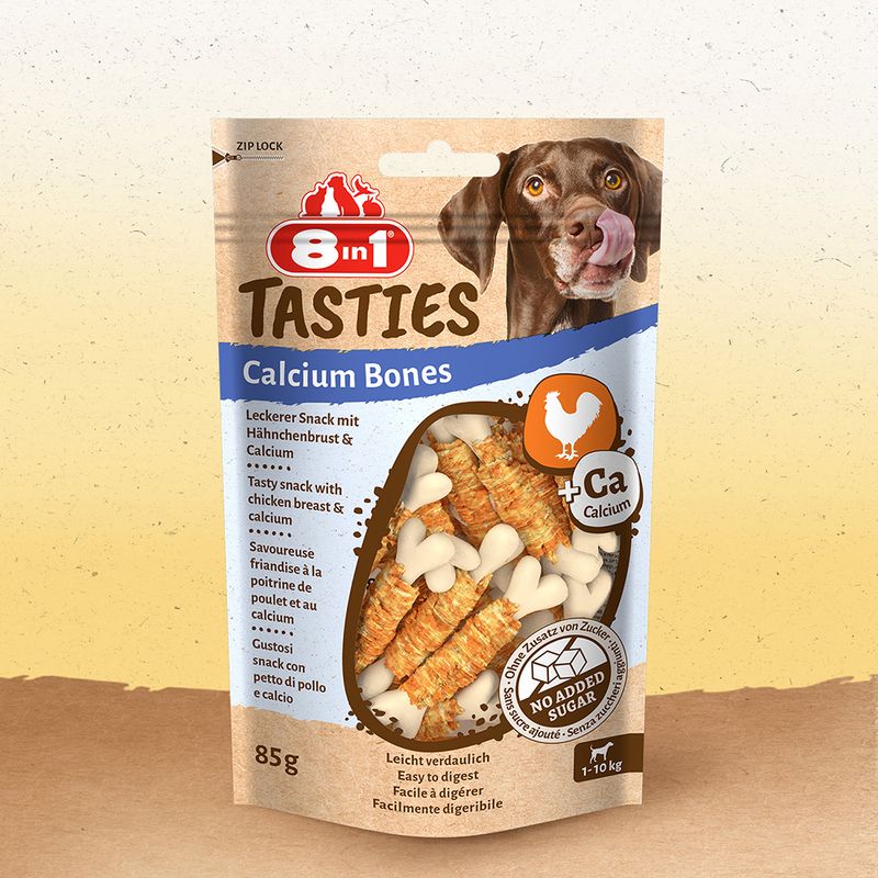 8in1 Tasties Chicken Calcium Bones 85g