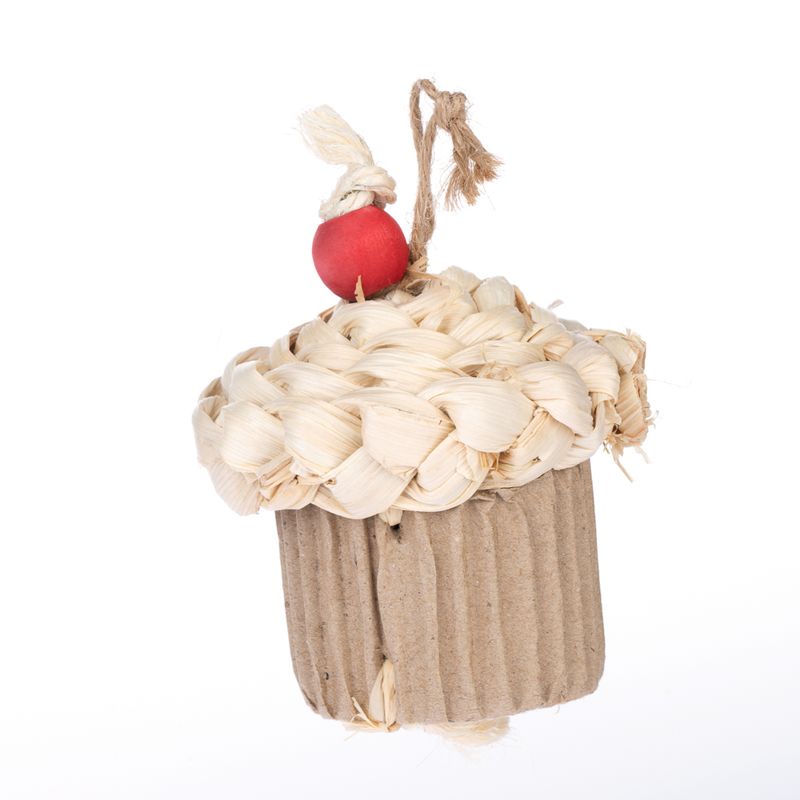 TIAKI Celebration Cupcake Small Animal Toy 7.5 x 10cm (diameter x H)