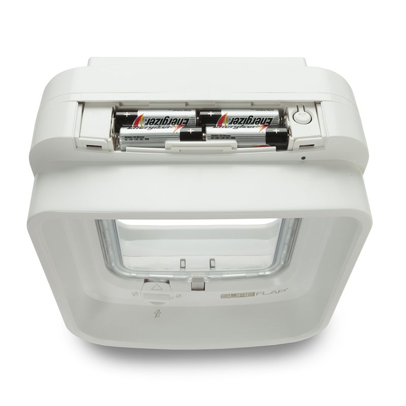 SureFlap DualScan Microchip Cat Flap White Cat Flap