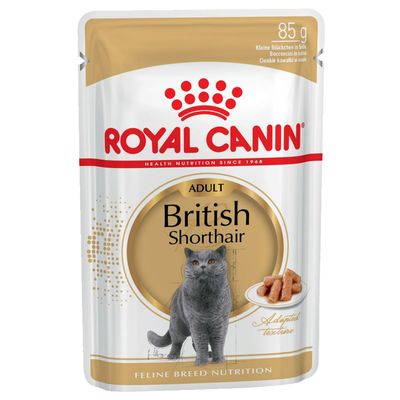 Royal Canin British Shorthair Adult in Gravy 12 x 85g