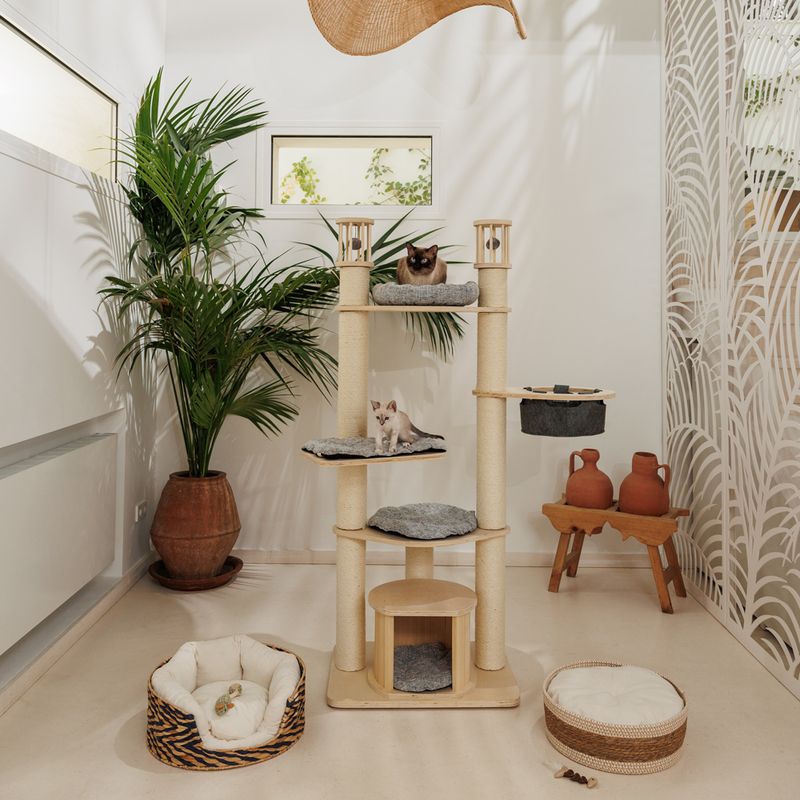 Modern Living Brixen Cat Tree Cream / natural